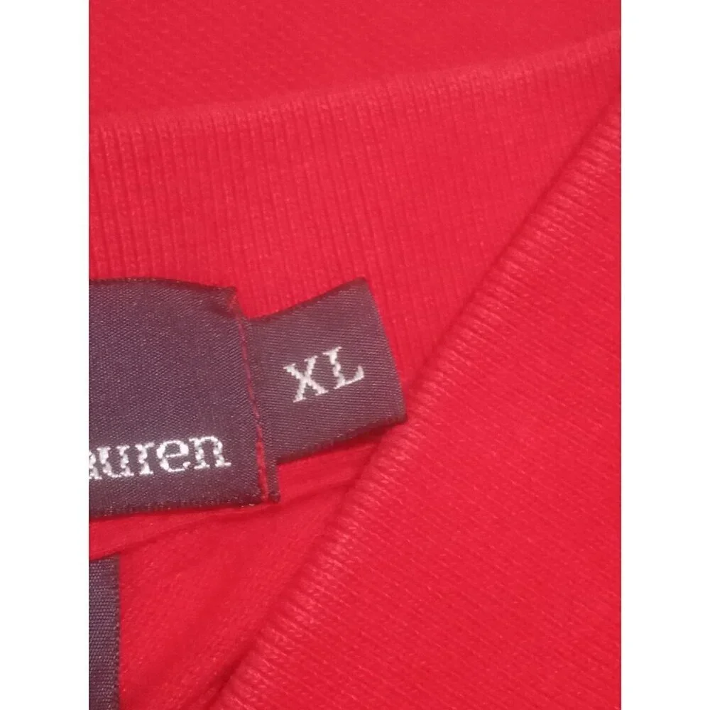 Polo Ralph Lauren Mens Pocket Polo Shirt Sz XL Red Embroidered Short sleeve